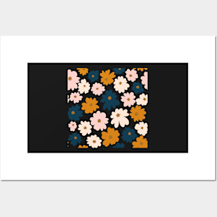 Cute flower pattern Posters and Art